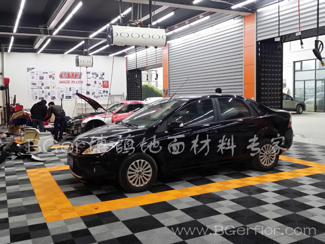 汽車4S店貼膜車間地面格柵